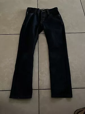 Levis 511 Slim Jeans Pants Blue Dark Wash Boy's Size 12 Reg 26 X 26 • £12.01