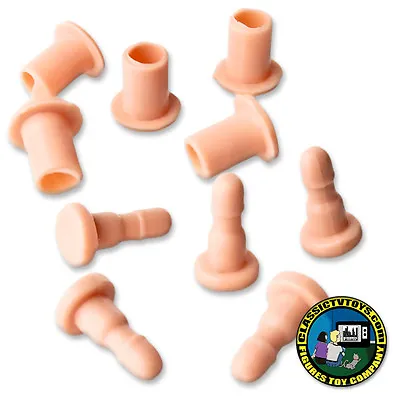 Pack Of 5 Flesh Colored Knee Pins For 8 Inch Retro Mego Figures • $16.99