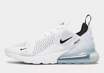 Nike Air Max 270 Men's Shoes In White/Black-White Colour Size US 11.5 No Lid • $139.98