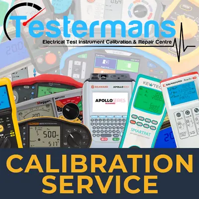 £74.99 • Buy PAT Tester Calibration Service Fluke, Megger, Kewtech Various Service Levels