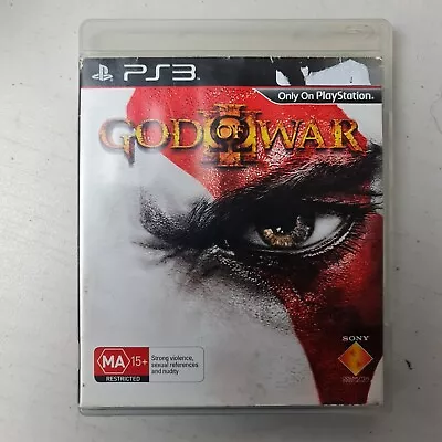 GOD OF WAR III (SONY PS3 GAME MA15+) - Complete With Manual • $8.95