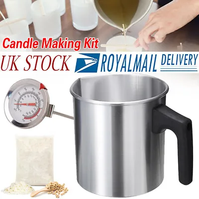 £14.46 • Buy 1.2L Wax Melting Pot Pouring Pitcher Jug Large Aluminium Pot Candle Soap Making