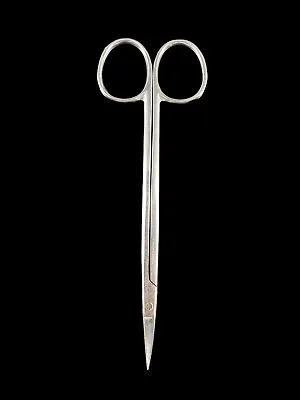 Vtg Hermann Germany Stainless Steel Surgical Scissors Curved Dental 6.25  EX+ • $60