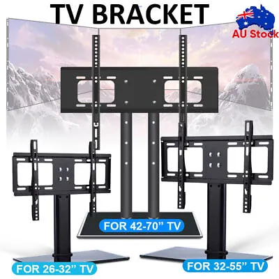 $9.95 • Buy TV Stand Bracket Table Top VESA Mount LED LCD 22 32 42 50 55 65 70'' Universal