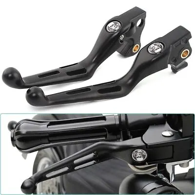 Motorcycle Black Brake Clutch Levers For Harley Sportster XL 1200 883 Iron 14-22 • $25.37
