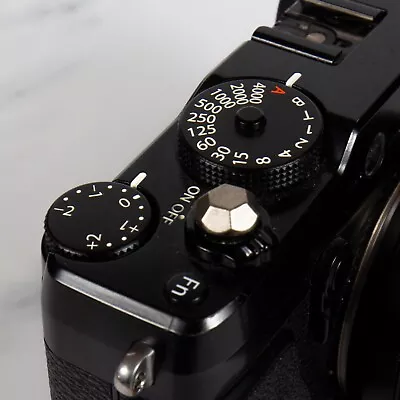 Polygon Shutter Button Soft Release Metal Concave  Fuji XT2 X20 X100 LEICA • £11.50