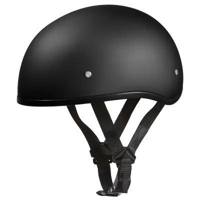 SOA DOT Skid Lid Half Helmet Flat Matte Black • $84.53