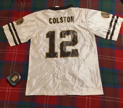 Youth Reebok New Orleans Saints Marques Colston White Football Jersey 2XL Kids • $19.88