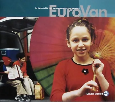 2002 VW EuroVan Brochure • $7.95