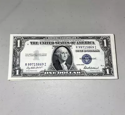 Consecutive 1935 One Dollar Blue Seal Note Silver Certificate Bill $1 Sequential • $16.95