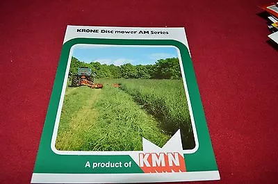 Krone Disc Mower AM Series Dealer's Brochure LCOH • $14.99