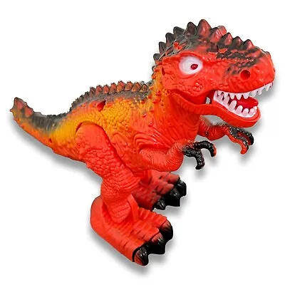 T-Rex Dinosaur Toy With Walking Action Light-Up Eyes And Realistic Sounds Orange • $15.99