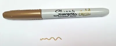 Sharpie Permanent Marker Pens  Bullet Fine Point Tip Metallic Silver Gold Bronze • £3.49