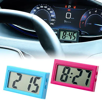 Digital Clock Shock-proof Lcd Display Mini Table Dashboard Desk Digital Clock • $7.21