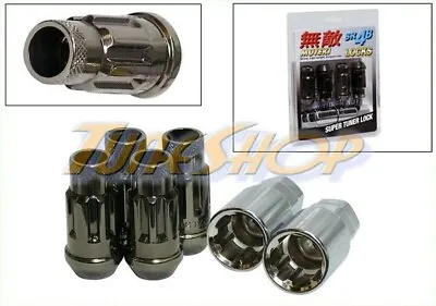 Muteki Sr48 4 Wheels Lock Lug Nuts Set 12x1.25 1.25 Acorn Rims Open End Ti-c N • $34.95