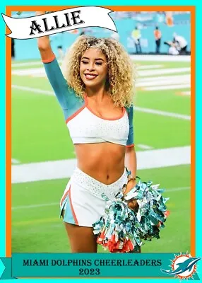 Miami Dolphins Cheerleaders 2.5  X 3.5  Sports Trading Cards • $35