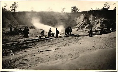 GOLD MINE OR QUARRY Real Photo Postcard Rppc HIGH-PRESSURE PUMP Occupational • $6.65