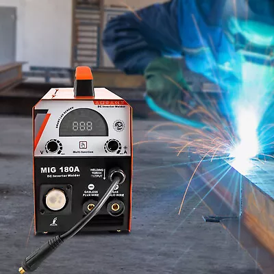 MIG Welder 180A 110V 220V Flux Core Wire 3 In1 ARC LIFT TIG MIG Welding Machine • $173.85