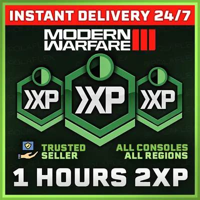 Call Of Duty Modern Warfare 3 🔥 1 HOUR Double XP 🔥 MW3 MWIII • £0.99