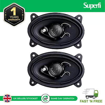 In Phase SXT6435 - 4x6  Neodymium 3-way Coaxial Speakers - 200 Watts • £29.99