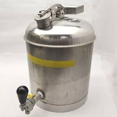 Eagle 1327 Stainless Steel Safety Can With Faucet And Flame Arrester 5 Gallon • $510