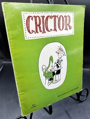 Crictor (1966) ~ Tomi Ungerer ~ 1st Printing ~ Scholastic ~ Paperback • $4