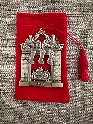 Vintage Avon 2009  Fireplace  Pewter Ornament • $10