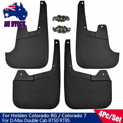 $35.99 • Buy Mud Flaps For Holden Colorado RG 7 Isuzu Dmax Splash Guards Mudguards Mudflaps.