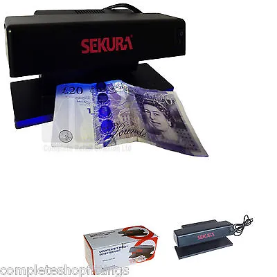 New Professional Main Uv Money Detector Counterfeit Fake Note Forgery Checker  • £14.94