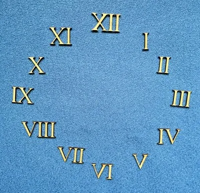 MDF Clock Face Numbers Roman Numerals  5cm 6cm 8cm 10cm 12cm 15cm 20cm 25cm  • £5.50