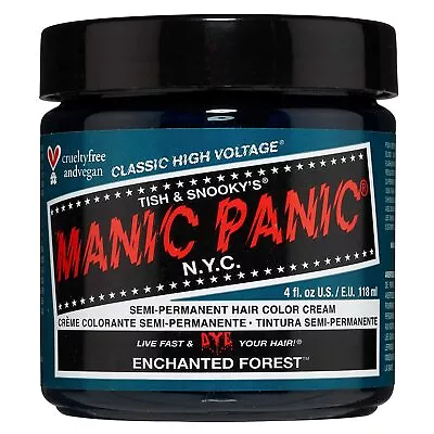 Manic Panic HIGH VOLTAGE Semi-Permanent Vegan Hair Dye 4oz (09 Enchanted Forest) • $11.99