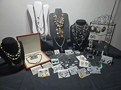 Vintage & Modern ESTATE JEWELRY  Signed & Unsigned Over 50 Pieces  • $27