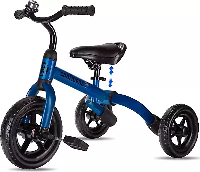 3 In 1 Tricycle For Toddlers Age 2-5 Years Old Folding Kids Balance Bikes With  • $97.99