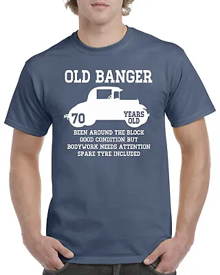 Mens 70th Birthday Gifts For Him T Shirt 70th Present 70 Years Old Born In 1954 • £12.99