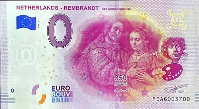 £8.99 • Buy Ticket 0 Euro Netherland Rembrandt 2 Het Joodse 2019 Number 3700