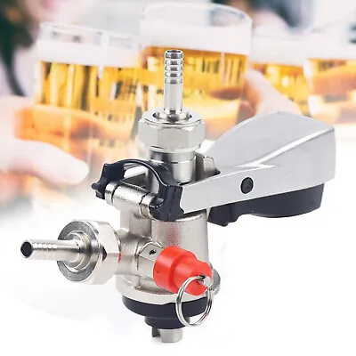 S-Type Beer Keg Coupler Air Valve Keg Coupler Homebrew Wine Dispenser 1.4 LBS • $23.75