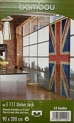 Door Curtain Flies Design Deco Insects Bamboo London Union Jack Sizes 90x200cm • £12.91