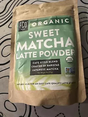 FGO Organic Sweet Matcha Latte Powder Cafe Style Blend Japanese Matcha • $13.99