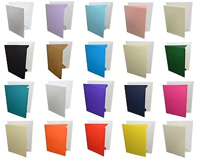 A5 Make Your Own Greeting Card Blanks With White Envelopes Many Colours • £35