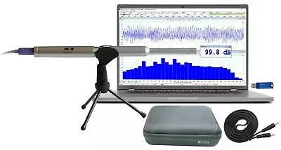 RTA-168B: PC Real Time Audio Spectrum AnalyzerSound Level MeterPolarity Tester • $349.95