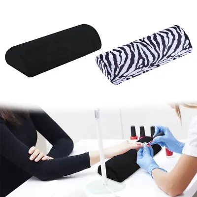 Nail Art Beauty Hand Holder Cushion Pillow Arm Rest Table Support Manicure Tools • £6.99