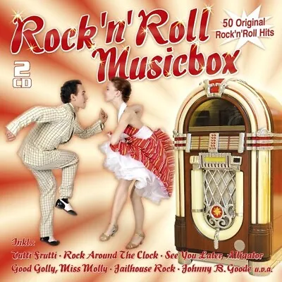 Rock'n'roll Musicbox - 50 Original Hits - Chuck Berry/elvis Presley/+ 2 Cd New • $20.50