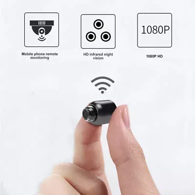 Mini Wifi Hidden Spy IP Camera Wireless HD 1080P Micro Security Night Vision Cam • $24.19