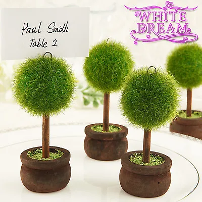 Unique Topiary - Place Card Holders | Wedding Favours | Table Decoration | Tree • £153