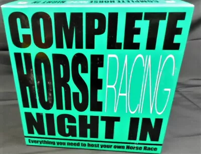 Complete Horse Racing Night In DVD Game By Mad Moose Betting Fun ~ New & Sealed • £6