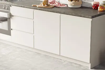 New Kitchen Units Full Kitchen In High Gloss Cashmere Handleless Doors Italian • £1950