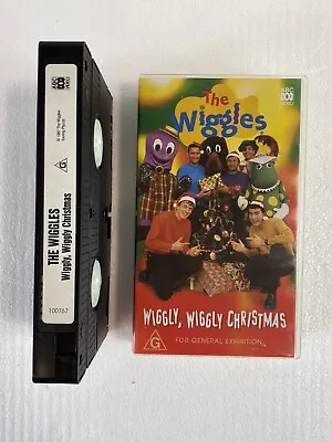 The Wiggles Wiggly Wiggly Christmas VHS 1998 - Free Post  • $24