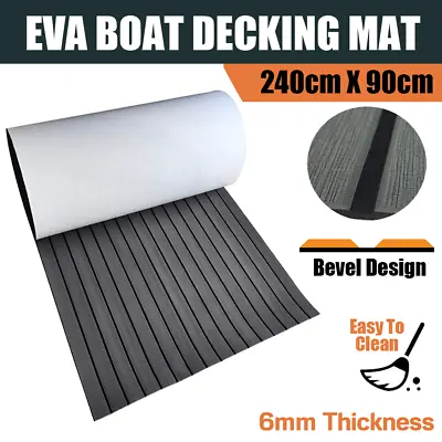 $66.49 • Buy Dark Grey EVA Boat Teak Decking Flooring Charcoal Mat Marine Foam Marine Yacht