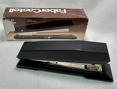 Vintage Faber Castell Stapler FC-17 BLACK New Old Stock In Box • $26.99