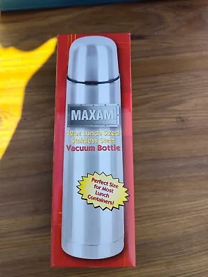 Maxam Vacuum Flask - 12oz Stainless Steel • $11.60